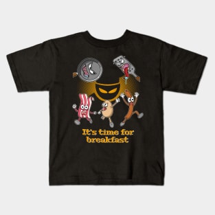 It's time for breakfast - funny horror Kids T-Shirt